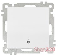 Выключатель проходной 1-клавишный, белый, Mutlusan Daria