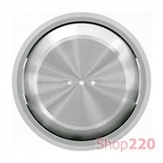 Клавиша одинарная с подсветкой, хром, Sky Moon ABB 8601.3 CR