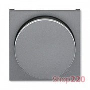 Накладка поворотного диммера, сталь, Levit ABB 3294H-A00123 69