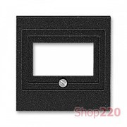 Накладка USB и аудио розеток, оникс, Levit ABB 5014H-A00040 63