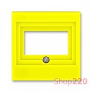 Накладка USB и аудио розеток, желтый, Levit ABB 5014H-A00040 64