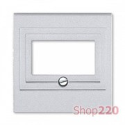 Накладка USB и аудио розеток, титан, Levit ABB 5014H-A00040 70