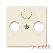 Накладка телевизионной розетки, слоновая кость, Levit ABB 5011H-A00300 17