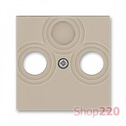 Накладка телевизионной розетки, макиато, Levit ABB 5011H-A00300 18