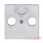 Накладка телевизионной розетки, титан, Levit ABB 5011H-A00300 70