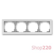 Рамка 4 поста, титан, Neo ABB 3901M-A00140 08