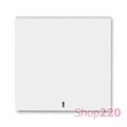 Клавиша выключателя с подсветкой, белый ледяной, Levit ABB 3559H-A00653 01