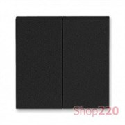 Клавиша 2-клавишного выключателя, оникс, Levit ABB 3559H-A00652 63