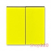 Клавиша 2-клавишного выключателя, желтый, Levit ABB 3559H-A00652 64