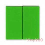 Клавиша 2-клавишного выключателя, зеленый, Levit ABB 3559H-A00652 67