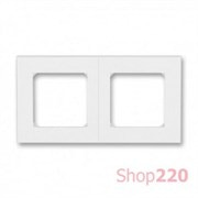Рамка 2 поста, белый ледяной, Levit ABB 3901H-A05020 01