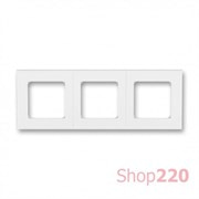 Рамка 3 поста, белый ледяной, Levit ABB 3901H-A05030 01