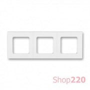 Рамка 3 поста, белый, Levit ABB 3901H-A05030 03