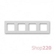 Рамка 4 поста, серый, Levit ABB 3901H-A05040 16