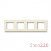 Рамка 4 поста, слоновая кость, Levit ABB 3901H-A05040 17