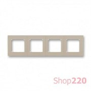 Рамка 4 поста, макиато, Levit ABB 3901H-A05040 18