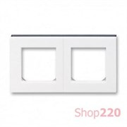 Рамка 2 поста, дымчатый черный, Levit ABB 3901H-A05020 62