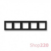 Рамка 5 постов, оникс, Levit ABB 3901H-A05050 63