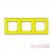 Рамка 3 поста, желтый, Levit ABB 3901H-A05030 64