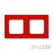 Рамка 2 поста, красный, Levit ABB 3901H-A05020 65