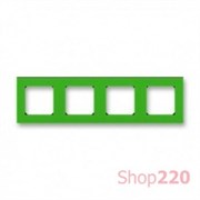 Рамка 4 поста, зеленый, Levit ABB 3901H-A05040 67