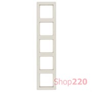 Рамка 5 постов, белый, Q.1 Berker 10156082