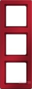 Рамка 3 поста, красный, Q.1 Berker 10136062
