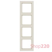 Рамка 4 поста, белый, Q.3 Berker 10146092