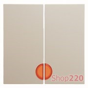 Клавиша 2-клавишного выключателя с подсветкой, белый, S.1 Berker 16278982