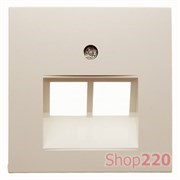 Накладка для компьютерной розетки, двойная, белый, S.1 Berker 14098982