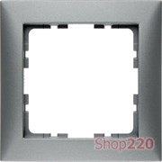 Рамка 1 пост, алюминий, S.1 Berker 10119939