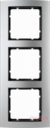 Рамка 3 поста, алюминий, B.3 Berker 10133004