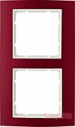 Рамка 2 поста, красный, B.3 Berker 10123022