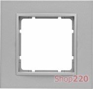 Рамка 1 пост, алюминий, B.7 Berker 10116424