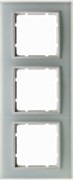 Рамка 3 поста, стекло полярно-белый, B.7 Berker 10136909