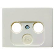 Накладка ТВ розеток на 2/3 отверстия, белый, ARSYS Berker 12010112