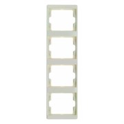 Рамка 4 поста, вертикальная, белый, ARSYS Berker 13430002