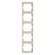 Рамка 5 постов, вертикальная, белый, ARSYS Berker 13530002