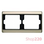 Рамка 2 поста, бронза, ARSYS Berker 13640001