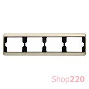 Рамка 4 поста, бронза, ARSYS Berker 13840001