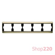 Рамка 5 постов, бронза, ARSYS Berker 13940001