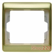 Рамка 1 пост, золото, ARSYS Berker 13140002