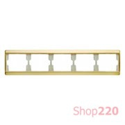 Рамка 5 постов, золото, ARSYS Berker 13940002