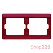 Рамка 2 поста, красный, ARSYS Berker 13630062