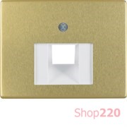 Накладка для компьютерной розетки, золото, ARSYS Berker 14080002