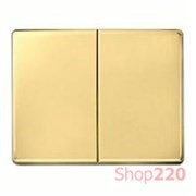 Клавиша 2-клавишного выключателя, золото, ARSYS Berker 14340002