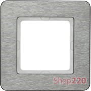 Рамка 1 пост, нержавеющая сталь, Q.7 Berker 10116083