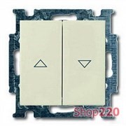 Выключатель жалюзи без фиксации, слоновая кость, ABB 2026/4 UC-92-507 Basic 55