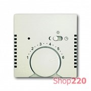 Накладка для терморегулятора теплого пола, белый шале, ABB 1795-96-507 Basic 55