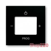 Накладка радиоприемника, черный шато, ABB 8252-95-507 Basic 55